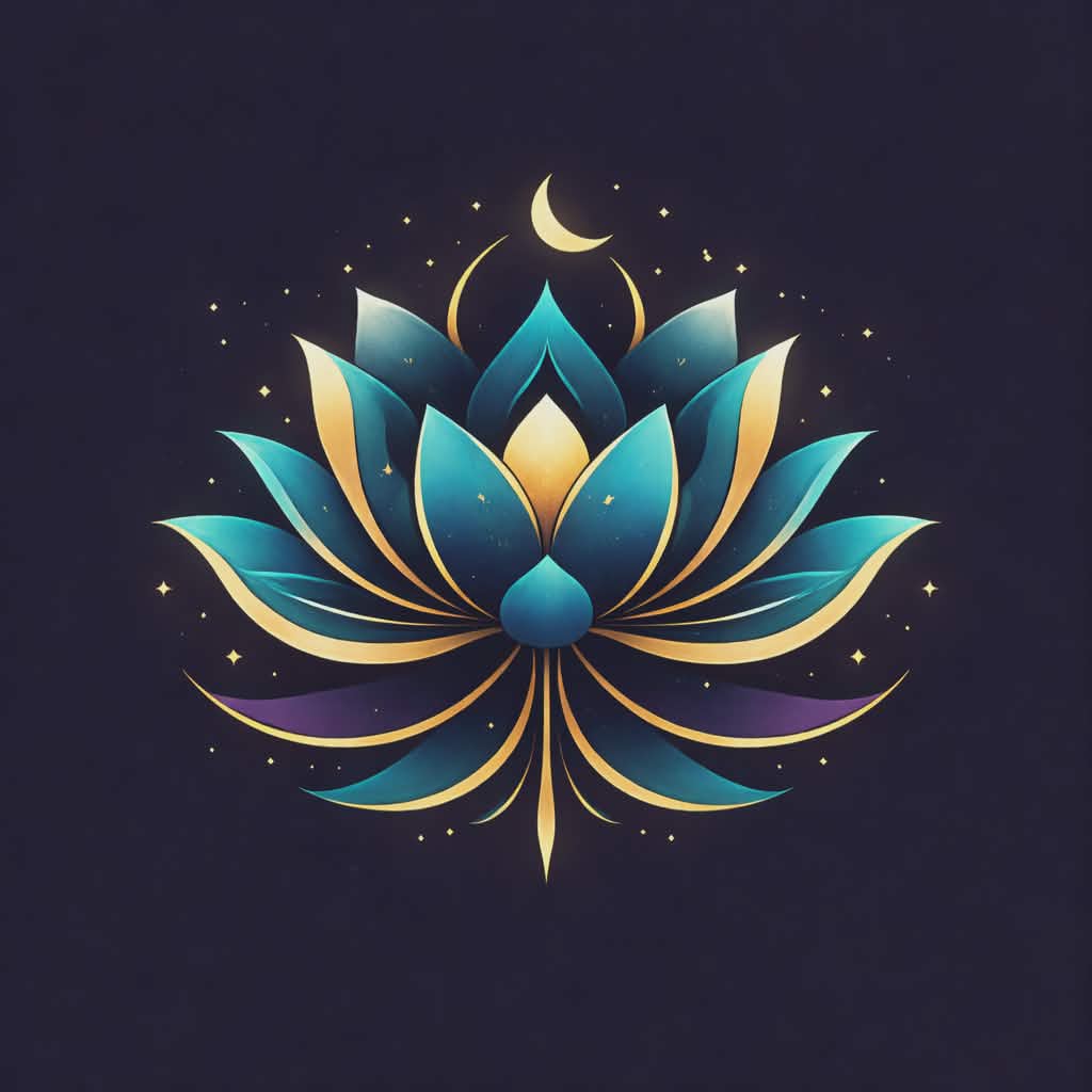 The Nightbloom Lotus logo